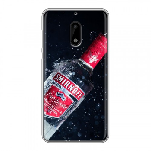 Дизайнерский пластиковый чехол для Nokia 6 Smirnoff