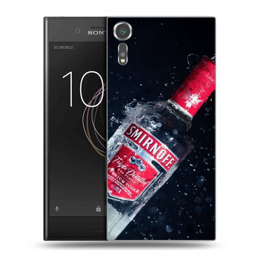 Дизайнерский пластиковый чехол для Sony Xperia XZs Smirnoff