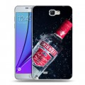 Дизайнерский пластиковый чехол для Samsung Galaxy Note 2 Smirnoff