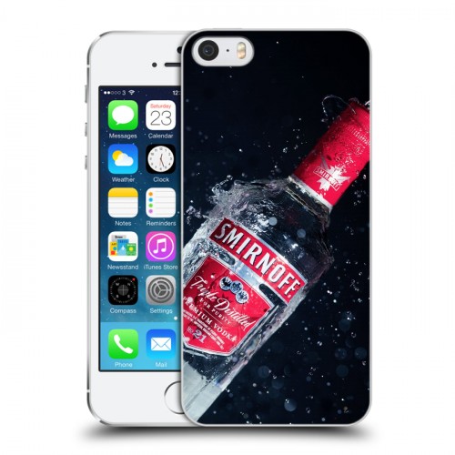 Дизайнерский пластиковый чехол для Iphone 5s Smirnoff