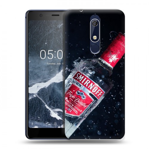 Дизайнерский пластиковый чехол для Nokia 5.1 Smirnoff