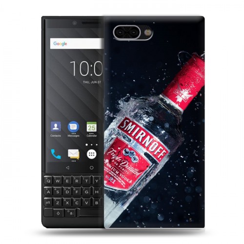 Дизайнерский пластиковый чехол для BlackBerry KEY2 Smirnoff