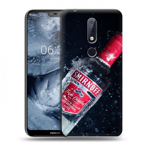 Дизайнерский пластиковый чехол для Nokia 6.1 Plus Smirnoff