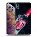 Дизайнерский силиконовый чехол для Iphone Xs Max Smirnoff