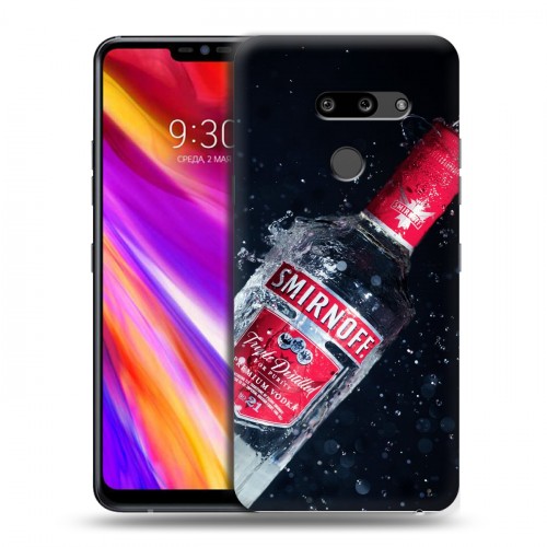 Дизайнерский пластиковый чехол для LG G8 ThinQ Smirnoff