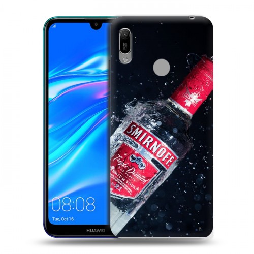 Дизайнерский пластиковый чехол для Huawei Y6 (2019) Smirnoff