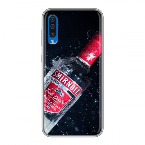 Дизайнерский силиконовый чехол для Samsung Galaxy A50 Smirnoff