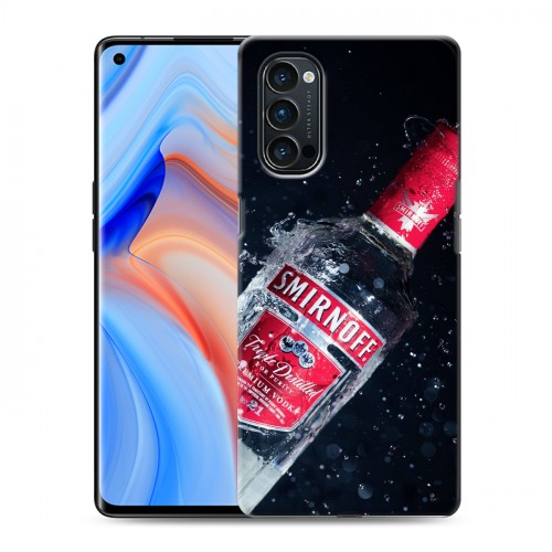 Дизайнерский пластиковый чехол для OPPO Reno4 Pro Smirnoff