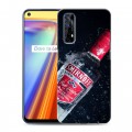 Дизайнерский силиконовый с усиленными углами чехол для Realme 7 Smirnoff