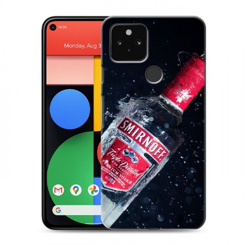 Дизайнерский пластиковый чехол для Google Pixel 5 Smirnoff