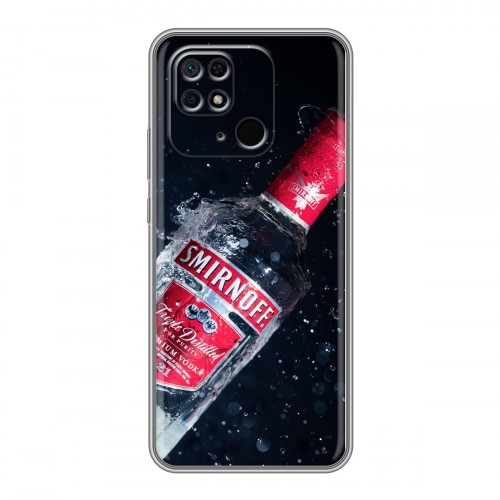 Дизайнерский пластиковый чехол для Xiaomi Redmi 10C Smirnoff