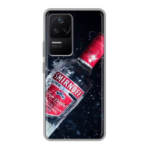 Дизайнерский силиконовый чехол для Xiaomi Poco F4 Smirnoff