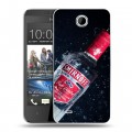 Дизайнерский пластиковый чехол для HTC Desire 300 Smirnoff