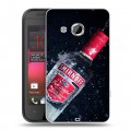 Дизайнерский пластиковый чехол для HTC Desire 200 Smirnoff