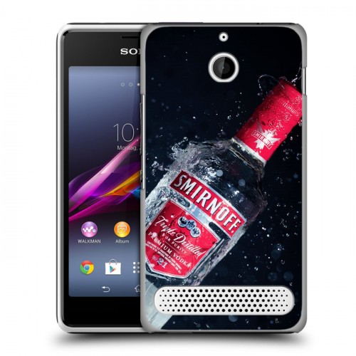 Дизайнерский силиконовый чехол для Sony Xperia E1 Smirnoff