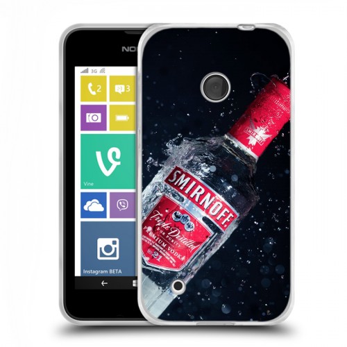 Дизайнерский пластиковый чехол для Nokia Lumia 530 Smirnoff