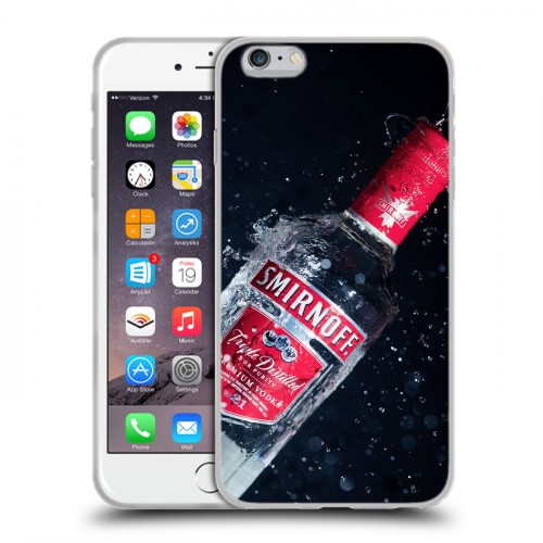 Дизайнерский силиконовый чехол для Iphone 6 Plus/6s Plus Smirnoff