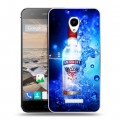 Дизайнерский силиконовый чехол для Micromax Canvas Spark Smirnoff