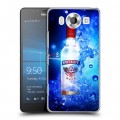 Дизайнерский пластиковый чехол для Microsoft Lumia 950 Smirnoff