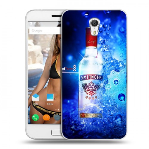 Дизайнерский силиконовый чехол для ZUK Z1 Smirnoff