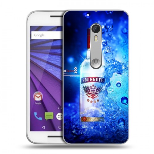 Дизайнерский пластиковый чехол для Lenovo Moto G Smirnoff