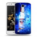 Дизайнерский пластиковый чехол для LG K8 Smirnoff