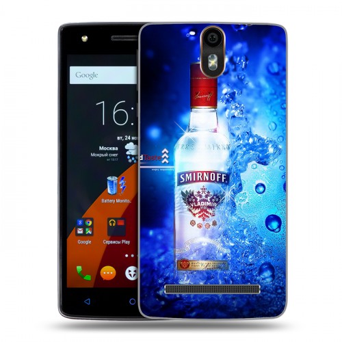 Дизайнерский силиконовый чехол для Wileyfox Storm Smirnoff