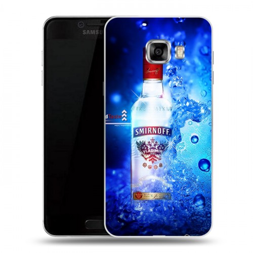 Дизайнерский пластиковый чехол для Samsung Galaxy C5 Smirnoff