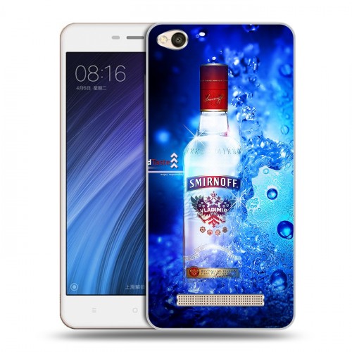 Дизайнерский силиконовый чехол для Xiaomi RedMi 4A Smirnoff