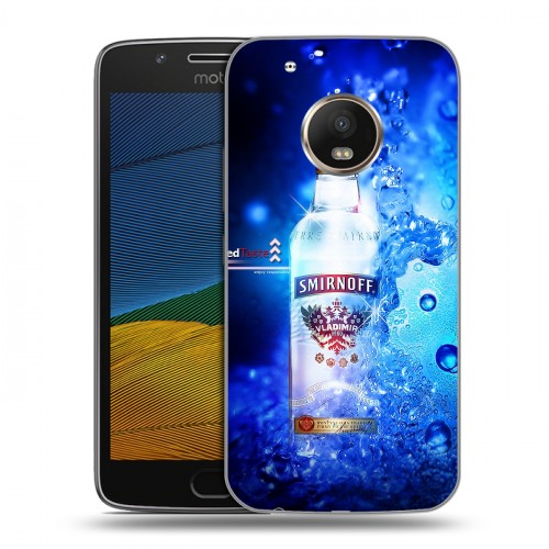 Дизайнерский силиконовый чехол для Lenovo Moto G5 Smirnoff