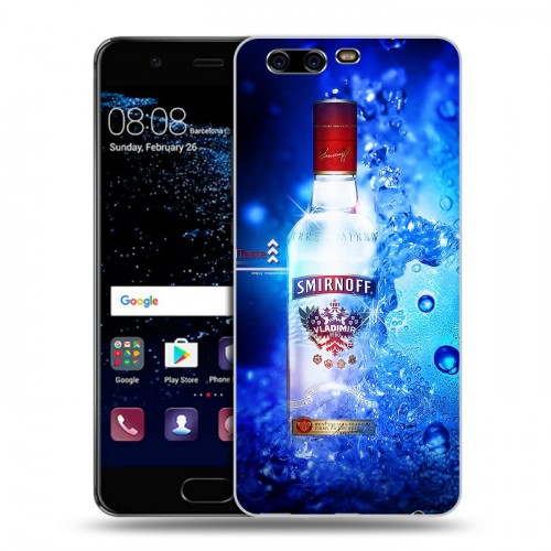 Дизайнерский пластиковый чехол для Huawei P10 Smirnoff