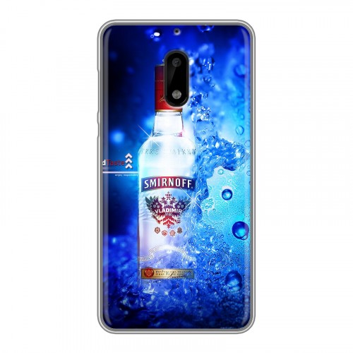 Дизайнерский пластиковый чехол для Nokia 6 Smirnoff