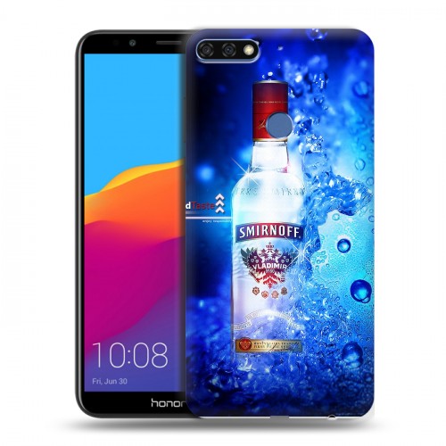 Дизайнерский пластиковый чехол для Huawei Honor 7C Pro Smirnoff