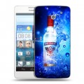 Дизайнерский пластиковый чехол для Huawei Ascend D2 Smirnoff