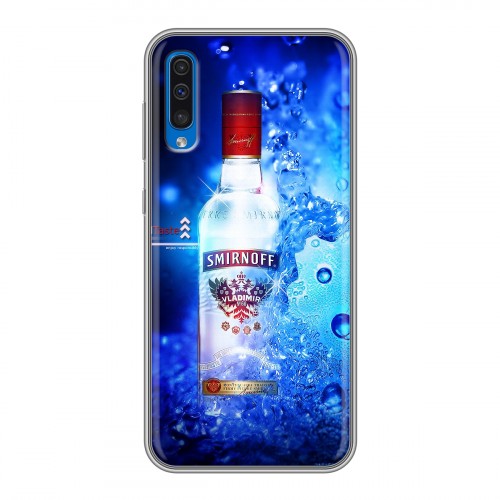 Дизайнерский силиконовый чехол для Samsung Galaxy A50 Smirnoff