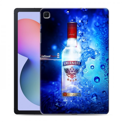 Дизайнерский силиконовый чехол для Samsung Galaxy Tab S6 Lite Smirnoff