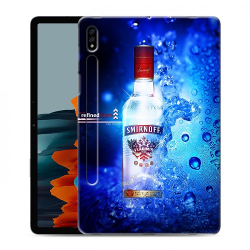 Дизайнерский силиконовый чехол для Samsung Galaxy Tab S7 Smirnoff