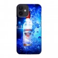 Дизайнерский силиконовый с усиленными углами чехол для Iphone 12 Mini Smirnoff