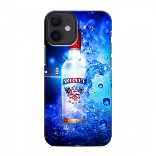 Дизайнерский силиконовый с усиленными углами чехол для Iphone 12 Mini Smirnoff