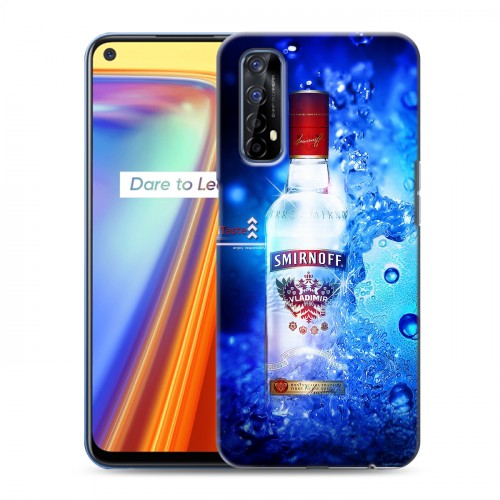 Дизайнерский силиконовый с усиленными углами чехол для Realme 7 Smirnoff