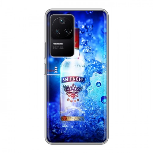 Дизайнерский силиконовый чехол для Xiaomi Poco F4 Smirnoff