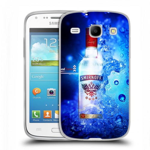 Дизайнерский силиконовый чехол для Samsung Galaxy Core Smirnoff