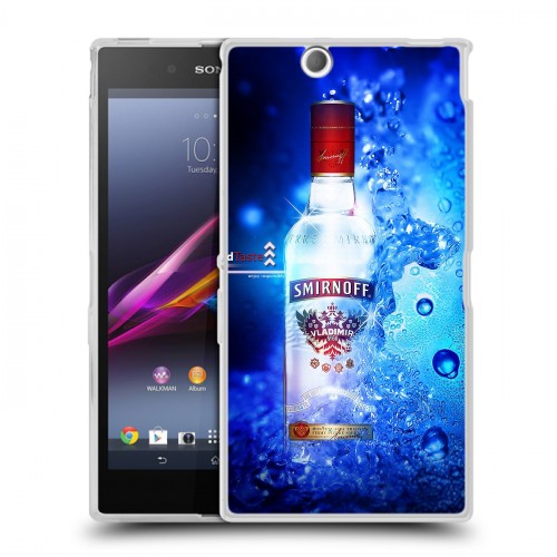 Дизайнерский пластиковый чехол для Sony Xperia Z Ultra  Smirnoff