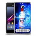 Дизайнерский силиконовый чехол для Sony Xperia E1 Smirnoff