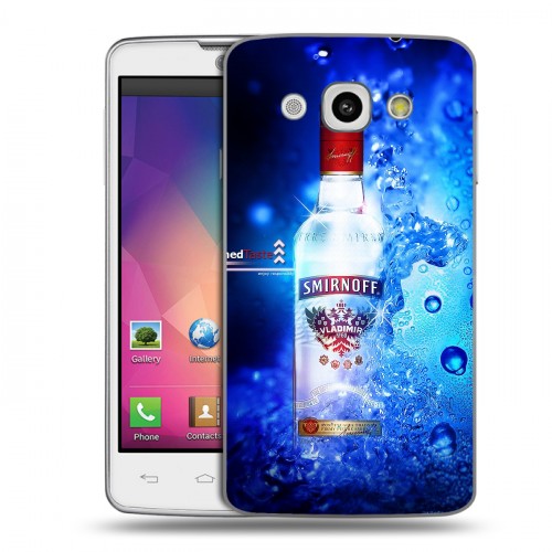 Дизайнерский пластиковый чехол для LG L60 Smirnoff