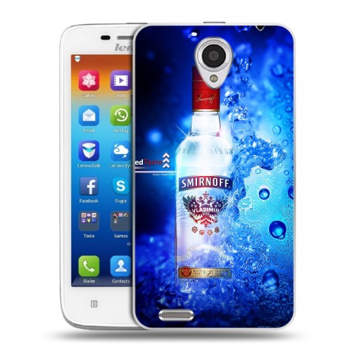 Дизайнерский пластиковый чехол для Lenovo S650 Ideaphone Smirnoff