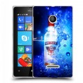 Дизайнерский пластиковый чехол для Microsoft Lumia 435 Smirnoff