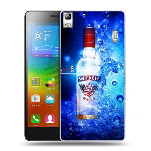 Дизайнерский пластиковый чехол для Lenovo A7000 Smirnoff