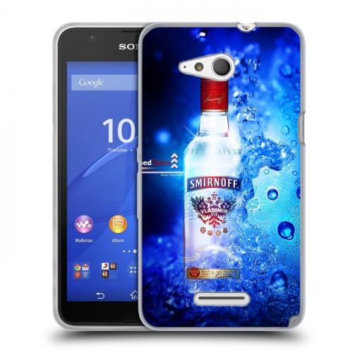 Дизайнерский пластиковый чехол для Sony Xperia E4g Smirnoff