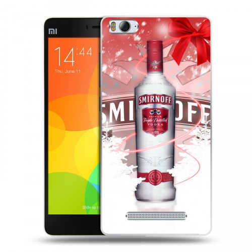 Дизайнерский пластиковый чехол для Xiaomi Mi4i Smirnoff